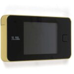 Judas num�rique pour portes 'e0372' couleur or