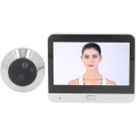 Judas de porte d'appartement, sonnette vid�o wi - fi, cam�ra de porte num�rique avec �cran lcd tft couleur ...