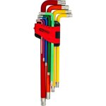Jeu de clés mâles coudées ribe, xl, 9 pcs Jeu de clés mâles coudées ribe, xl, 9 pcs