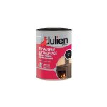 Peinture tuyauterie chauffage mat 250ml noir - julien
