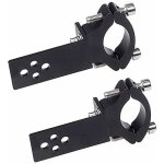 Jusch - lot de 2 colliers de serrage pour tube de fourche de moto - installation horizontale / verticale ...