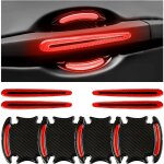 8 pcs protection anti - rayures pour poign�e de porte voiture, film autocollant poign�e porti�re voiture, ...