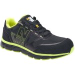 Justin chaussures basses de s�curit� 7073 noir , jaune fluo 42