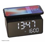 Jvd - r�veil st�r�o bluetooth wave avec chargement sans fil et usb - mat�riel professionnel