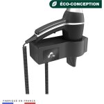 Jvd - s�che - cheveux alteo noir + support base - mat�riel professionnel