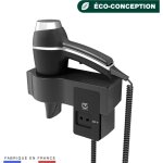 Jvd - s�che - cheveux alteo noir + support pr mt - mat�riel professionnel