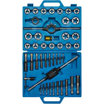 Kraftplus - k. 265 - 0045 jeu de tarauds et de fili�res en pouces inch taraudage � goujure filetage fin ...