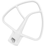 K45b batteur plat avec rev�tement pour mixeur kitchenaid de 4, 5 � 5 litres, pagaie pour mixeur compatible ...