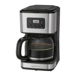 Clatronic - ka 3642 cafeti�re noir, acier inoxydable nombre de tasse=14 minuteur, �cran s991991