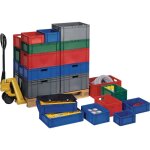 La - ka - pe - bac gerbable de transport l600xl400xh320mm - tk600 / 320 - 0 gris La - ka - pe - bac gerbable de transport l600xl400xh320mm - tk600 / 320 - 0 gris