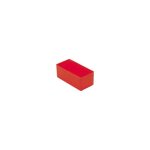 Boite rangement 99x49x40 mm rouge