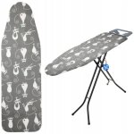 Kadax - housse de planche 130x45cm coussin extensible de repassage chats