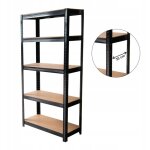 Kadax - tag�re d'entrep�t de garage en m�tal � 5 niveaux 180x90x30cm 875kg