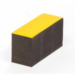 Certeo - frankel kaiserkraft, etiquettes magntiques, coloris jaune, h