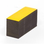 Certeo - frankel kaiserkraft, etiquettes magntiques, coloris jaune, h