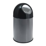 Rau - frankel kaiserkraft, poubelle  poussoir, acier, capacit 30 l