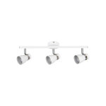 Luminaire mural et plafonnier enali ? acier blanc ? orientable ? 3 spots gu10