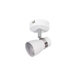 Kanlux - luminaire mural et plafonnier enali ? acier blanc ? orientable ? 80mm