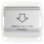 Kanlux - interrupteur �conomiseur d'�nergie - arr�t diff�r� - encastrable - argent