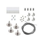 Kit de suspension pour panneau led 60x60 blingo - type de kit de suspension - kit de suspension pour ...