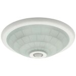 Kanlux - plafonnier fogler dl - 240o e27 2x40w, avec d�tecteur de mouvement, ip20, blanc