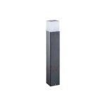 Luminaire extérieur vadra 50 - applique ou potelet - aluminium anthracite - ip44 - hauteur 50cm Luminaire extérieur vadra 50 - applique ou potelet - aluminium anthracite - ip44 - hauteur 50cm