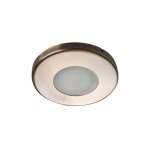 Plafonnier étanche encastré - acier laiton mat - ip44 - Ø85mm Plafonnier étanche encastré - acier laiton mat - ip44 - Ø85mm