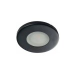 Plafonnier étanche encastré - marin - acier noir mat - ip44 - Ø85mm Plafonnier étanche encastré - marin - acier noir mat - ip44 - Ø85mm