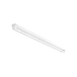Luminaire linaire led t8 - 1535mm - blanc - mtal & plastique - installation saillie