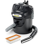 Karcher - aspirateur cendres et poussi�res fines ad 2 avec mat�riaux ignifuges, cuve 14 l en m�tal, id�al ...