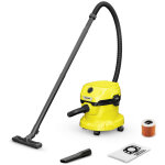 Karcher aspirateur de chantier eau et pousire wd 2 plus v - 12 4 18 1000w cuve polypro avec soufflerie ...