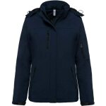 Kariban - parka softshell double  capuche femme bleu marine xl