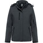 Kariban - parka softshell doublée à capuche femme gris foncé xxl Kariban - parka softshell doublée à capuche femme gris foncé xxl