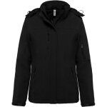 Kariban - parka softshell double  capuche femme noir xs