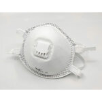 Keli - 10 masques ffp3 nr en149 ce usage unique antipoussi�re � coque, valve, joint facial d'�tanch�it�, ...