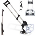 Keli - diable compact pliable en aluminium & acier - l�ger & facilement pliable - capacit� 80 kg - utilisation ...