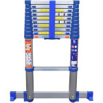 Keli - echelle télescopique 3, 2m, echelle pliante, escamotable, fabriquée en aluminium, qualité professionnel ... Keli - echelle télescopique 3, 2m, echelle pliante, escamotable, fabriquée en aluminium, qualité professionnel ...