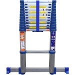 Keli - echelle télescopique 3, 8m, echelle pliante, escamotable, fabriquée en aluminium, qualité professionnel ... Keli - echelle télescopique 3, 8m, echelle pliante, escamotable, fabriquée en aluminium, qualité professionnel ...