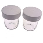 Lot de 2 pots moulin avec couvercle pour cafetière kenwood kw697736 Lot de 2 pots moulin avec couvercle pour cafetière kenwood kw697736