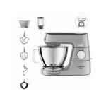 Kenwood - robot kvc85. 124. si - p�tissier titanium chef baker - 2 bols en inox 3, 5l et 5l - balance ...