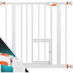Kidiz barrire de scurit barrire d'escalier barrire pour enfants avec portillon pour chiens et chats ...