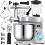 Kesser robot de cuisine universel 3 en 1 k - km 3000 avec hachoir  viande ptrin multifonctions bol ...
