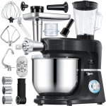 Kesser robot de cuisine universel 3 en 1 k - km 3000 avec hachoir  viande ptrin multifonctions bol ...