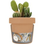 370189 coffre - fort pot de fleurs avec serrure � cl� - kh - security