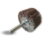 Kibros - roue abrasive de polissage satinage sur tige lamelles toile tissu abrasif au corindon - a l'unit ...