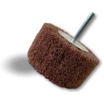 Kibros - roue abrasive de polissage satinage sur tige mousse abrasive feutre non - tiss� - a l'unit� ...