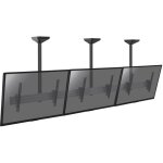 Kimex - support plafond menu board 3 �crans 45'' - 50'' - hauteur 100cm