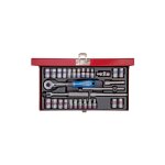 Coffret 1 / 4' 30 pi�ces, pouce et mm - king tony