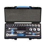 King tony - coffret de douilles 3 / 8' 6 pans métriques et accessoires - 23 pièces King tony - coffret de douilles 3 / 8' 6 pans métriques et accessoires - 23 pièces