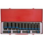 King tony - coffret de douilles longues choc 1 / 2' 15pcs version 22 - 24 - 27 - 30 - 32mm